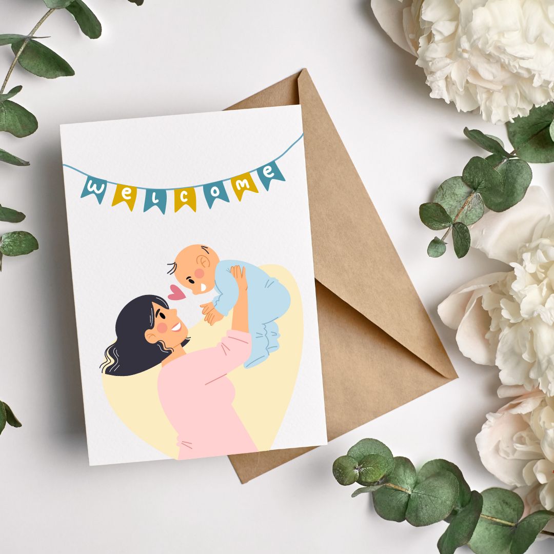 New Baby Greetings Card