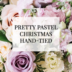 Pretty Pastel Christmas Hand-tied £80