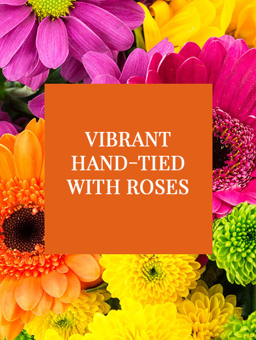Vibrant Valentine's - With Roses £100-0
